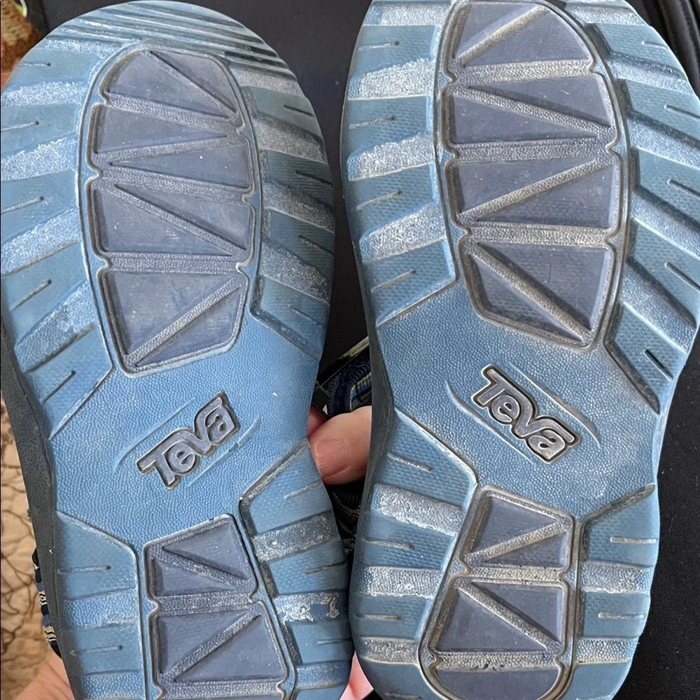 Teva Kids' Navy and Yellow Sandals - Picture 4 of 6